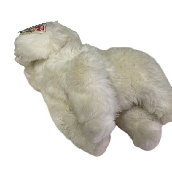 Vintage Dakin Applause White Poodle Plush Stuffed Animal Toy 8" Soft Fluffy Coll - Picture 11 of 16